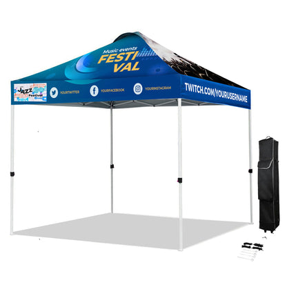 TOP SELLER! VENTED TOP - STURDY FRAME CANOPY WITH PREMIUM  FULL COLORED TOP