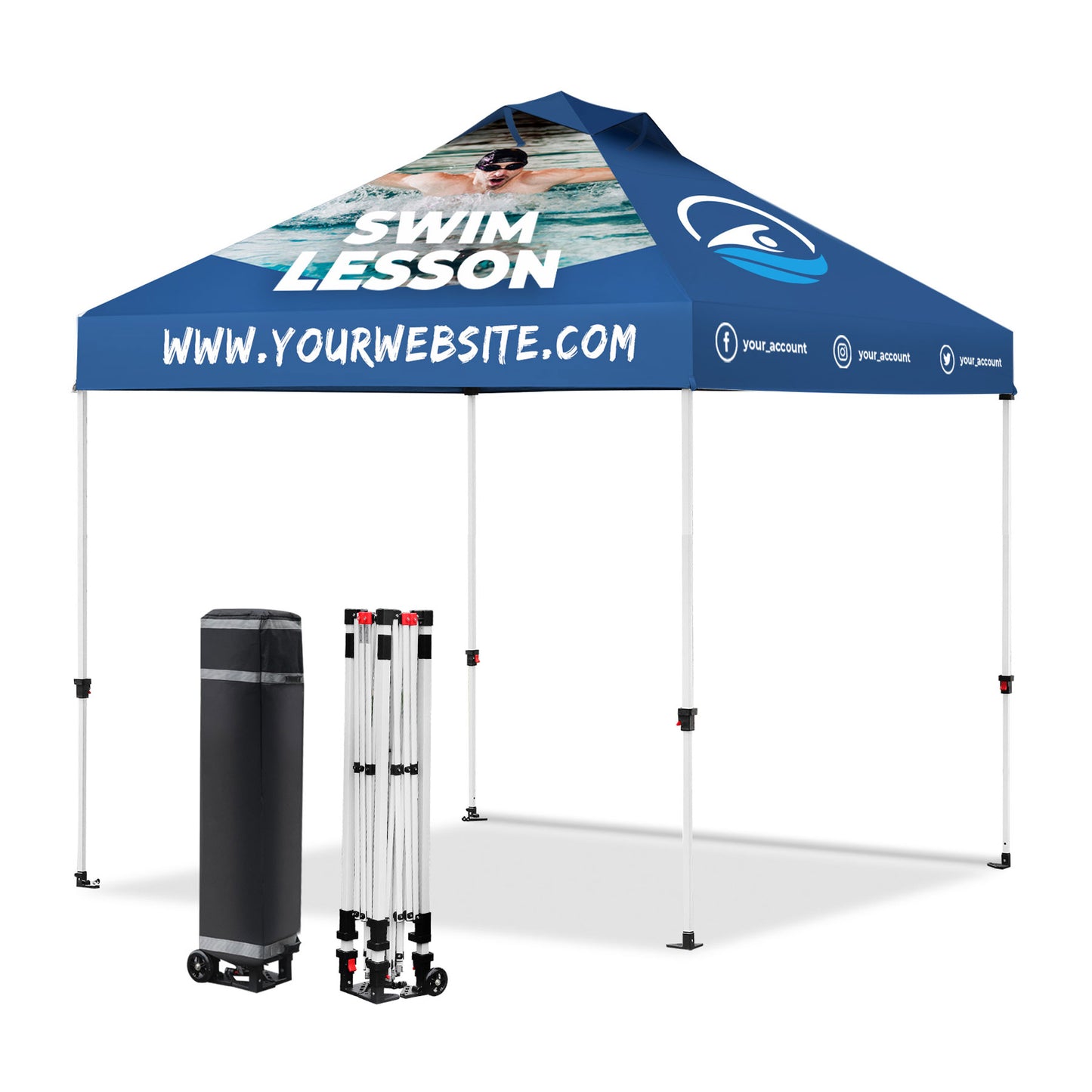 10'x10' PREMIUM CANOPY WITH VENTED TOP -TOP SELLER!